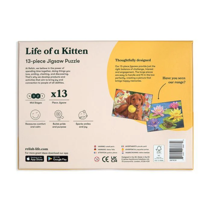 13 Piece Puzzle - Life of a Kitten - Image 2