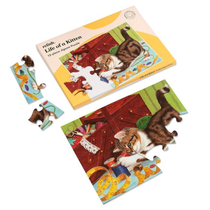 13 Piece Puzzle - Life of a Kitten - Image 6