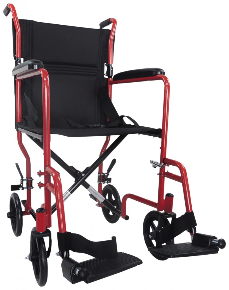 Aluminium Compact Transport Wheelchair - Image 3