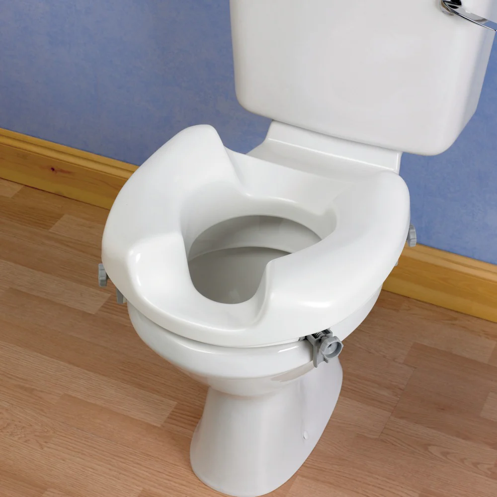 Ashby Wide Access Raised Toilet Seat - Image 2