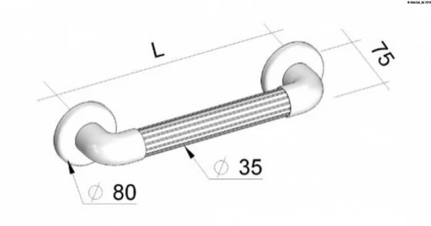 Atlantis Moulded Fluted Grab Rails - Image 4