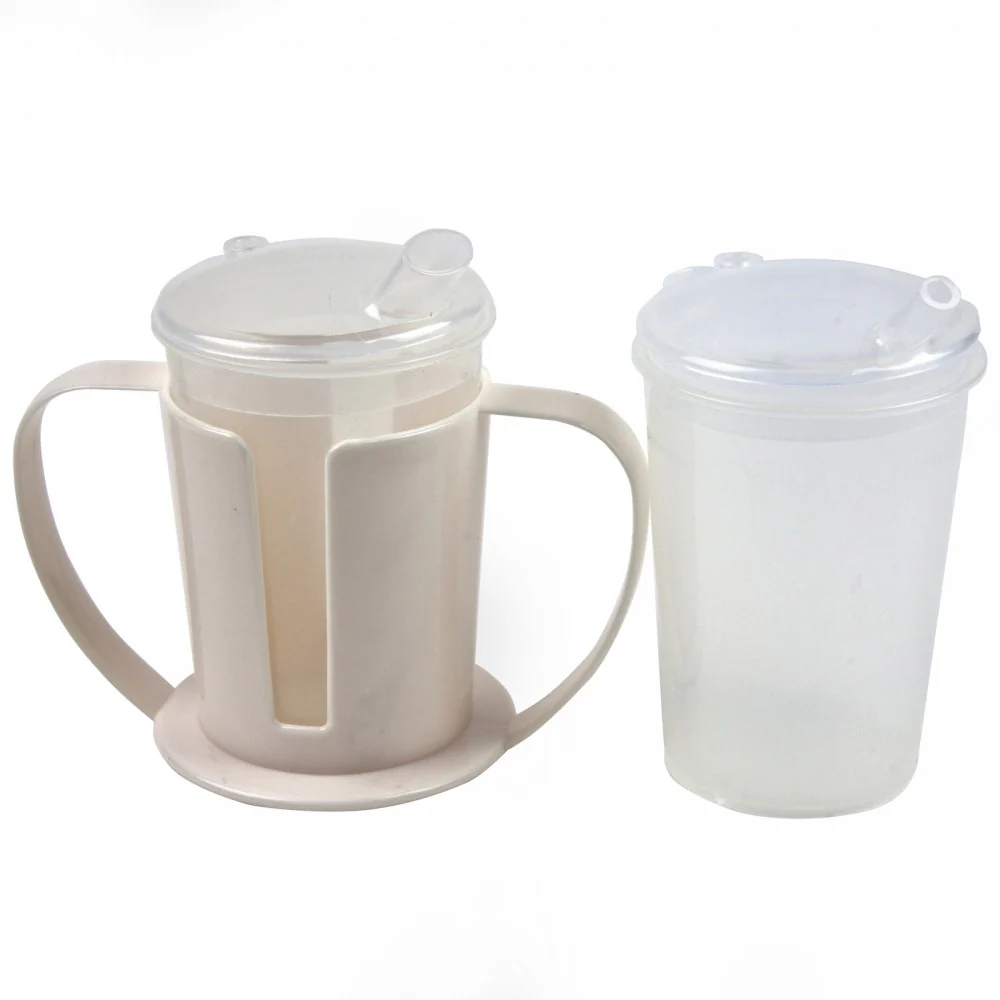 Beaker Holder and Two Mugs
