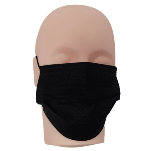 Black 3 ply Disposable Face Masks (Pack of 25)