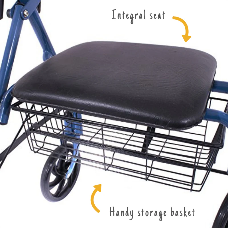 Blue Jay Four Wheel Rollator/Walker - Image 5