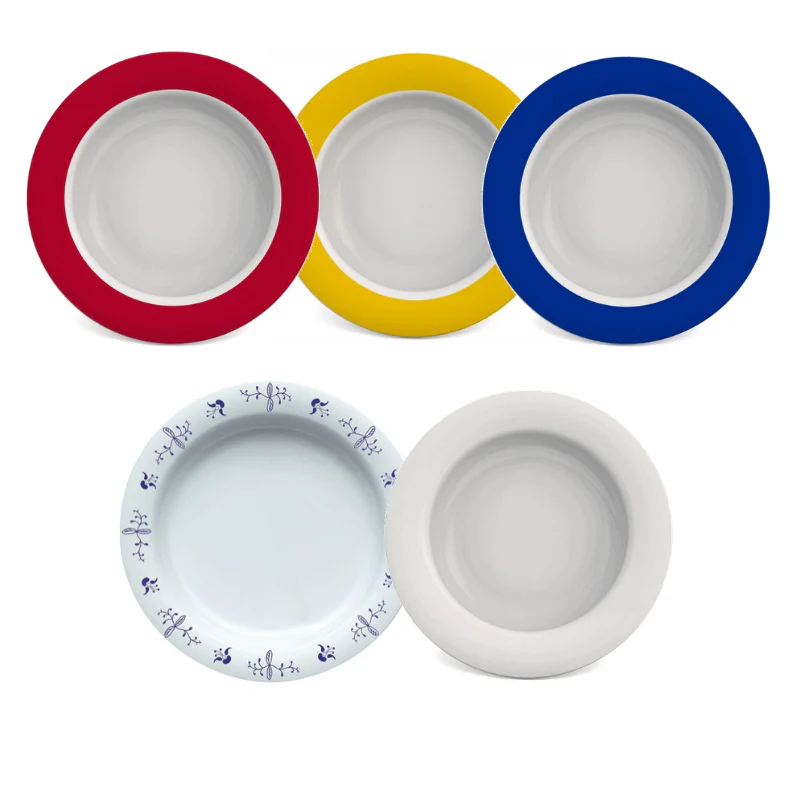 Ornamin Bowl with Sloped Base