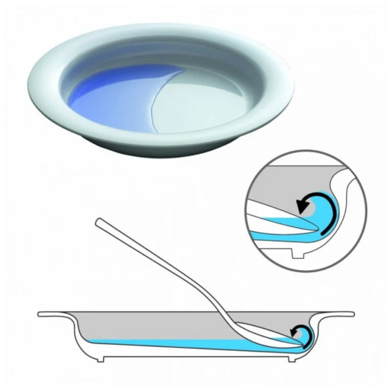 Ornamin Bowl with Sloped Base - Image 7