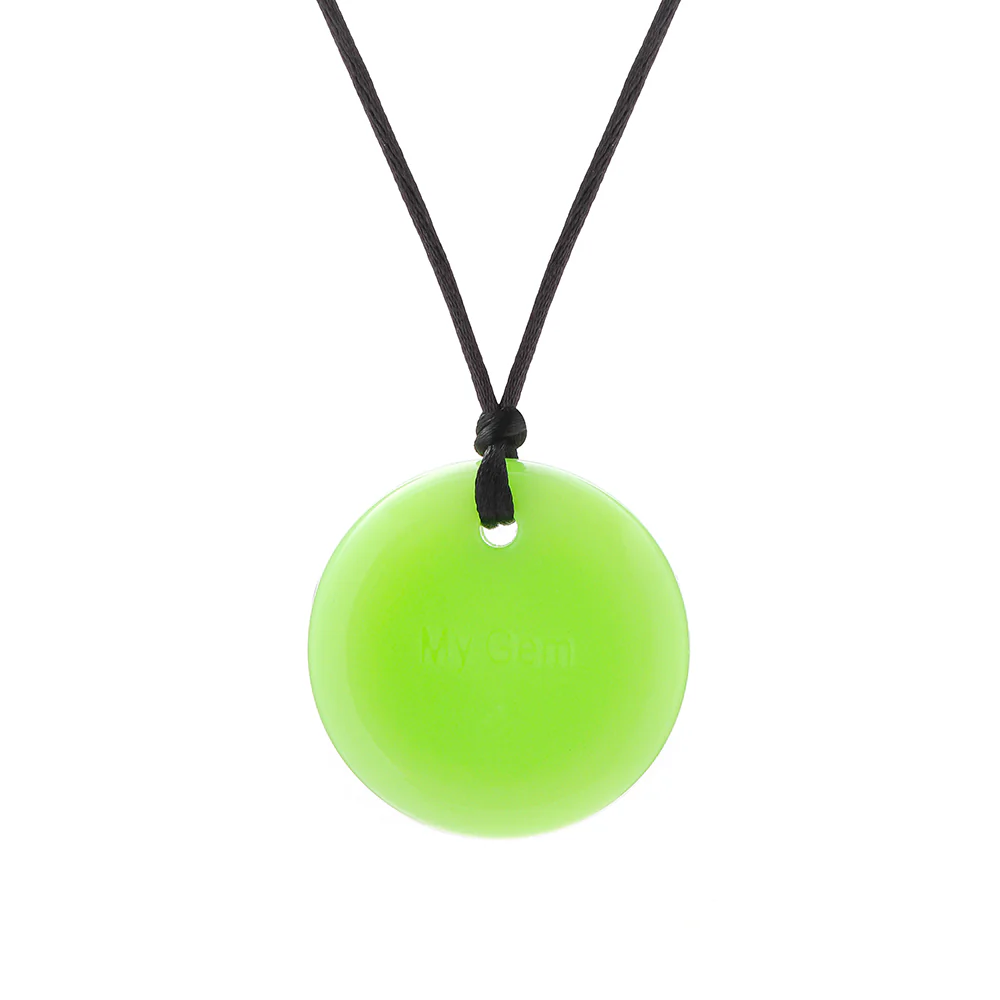 Chewigem – Button Pendant - Swirl Pattern - Image 6