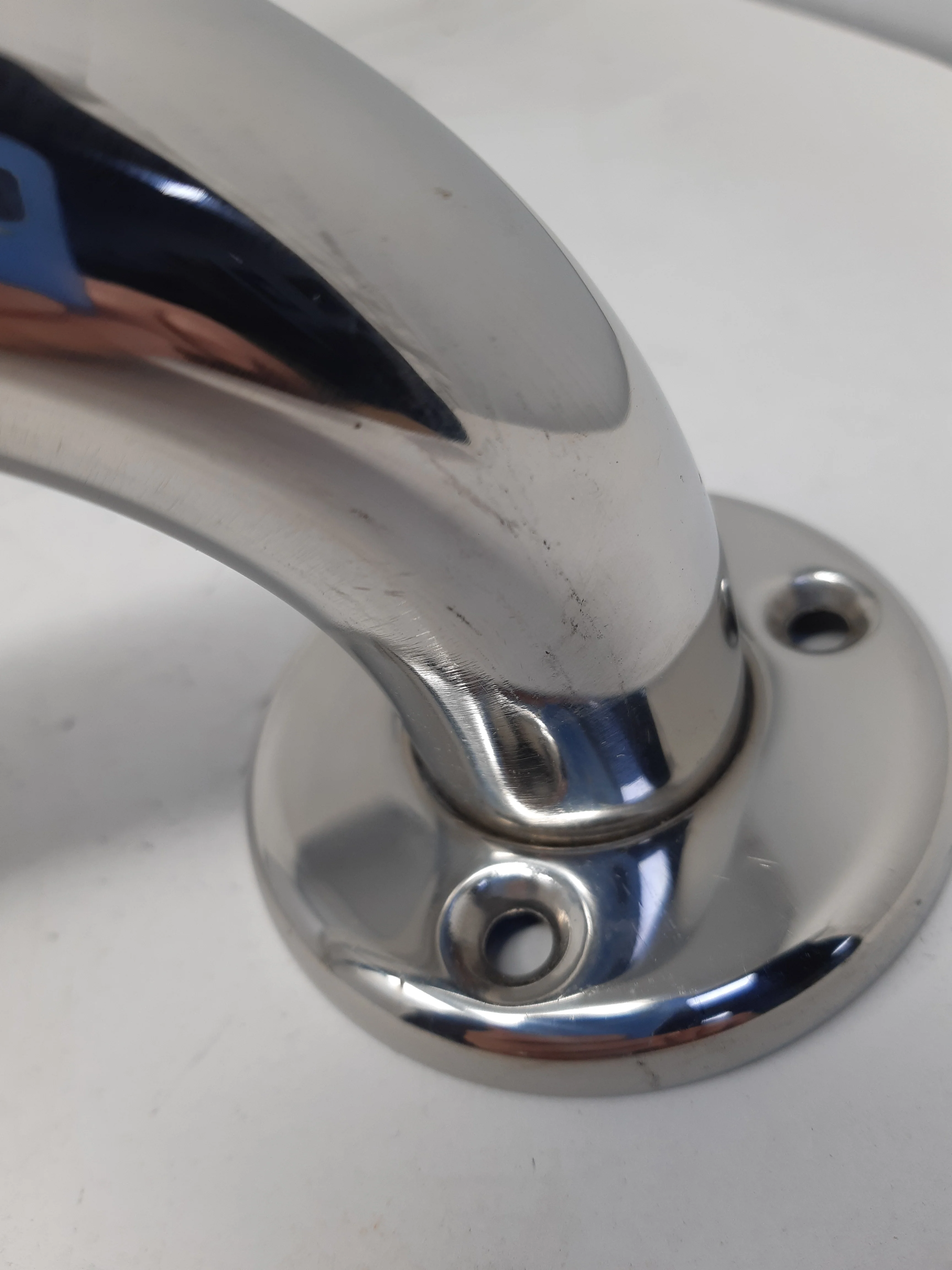 Chrome Grab Rail 18" - Flat Plate Thick, Ex Display - Image 6