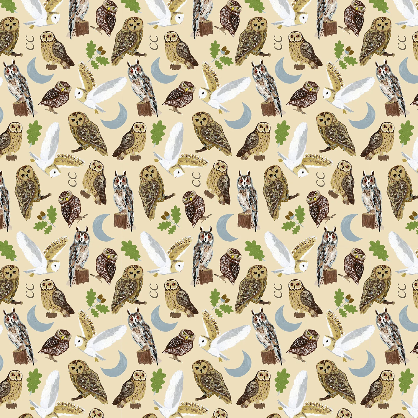 Classic Canes Folding Fashion Derby Cane British Owls - Image 4
