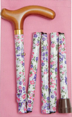 Classic Canes Floral Folding Handbag Cane