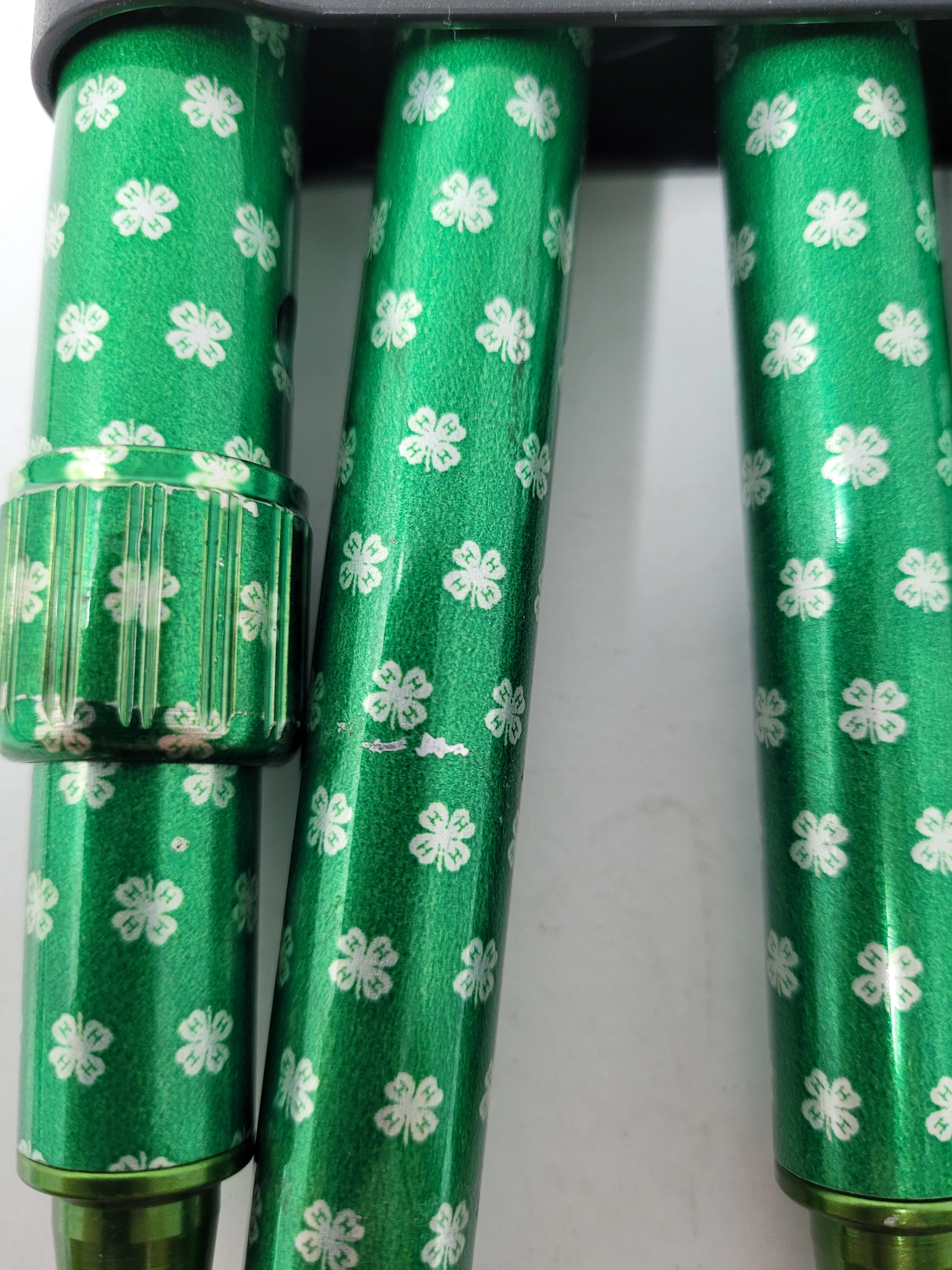 Classic Canes Slimline Folding Petite Cane Shamrocks - Ex display - Image 2