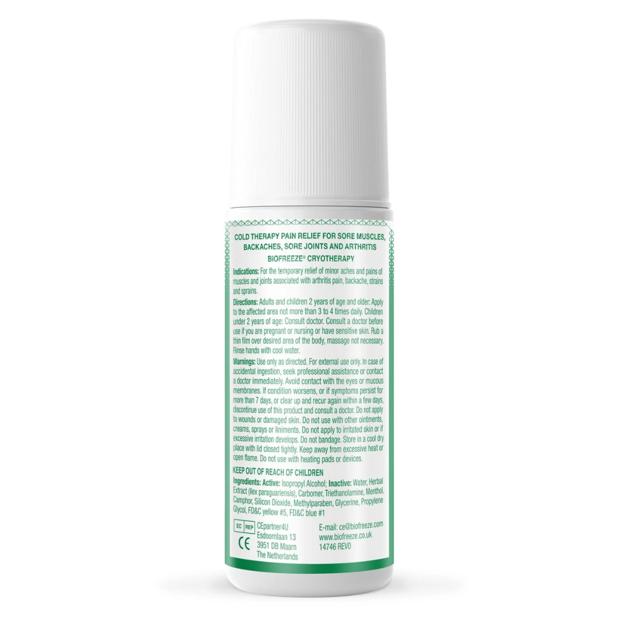 Biofreeze 89ml Gel Roll On - Image 2