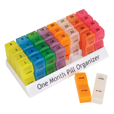 Colourful One Month Pill Organiser - Image 2