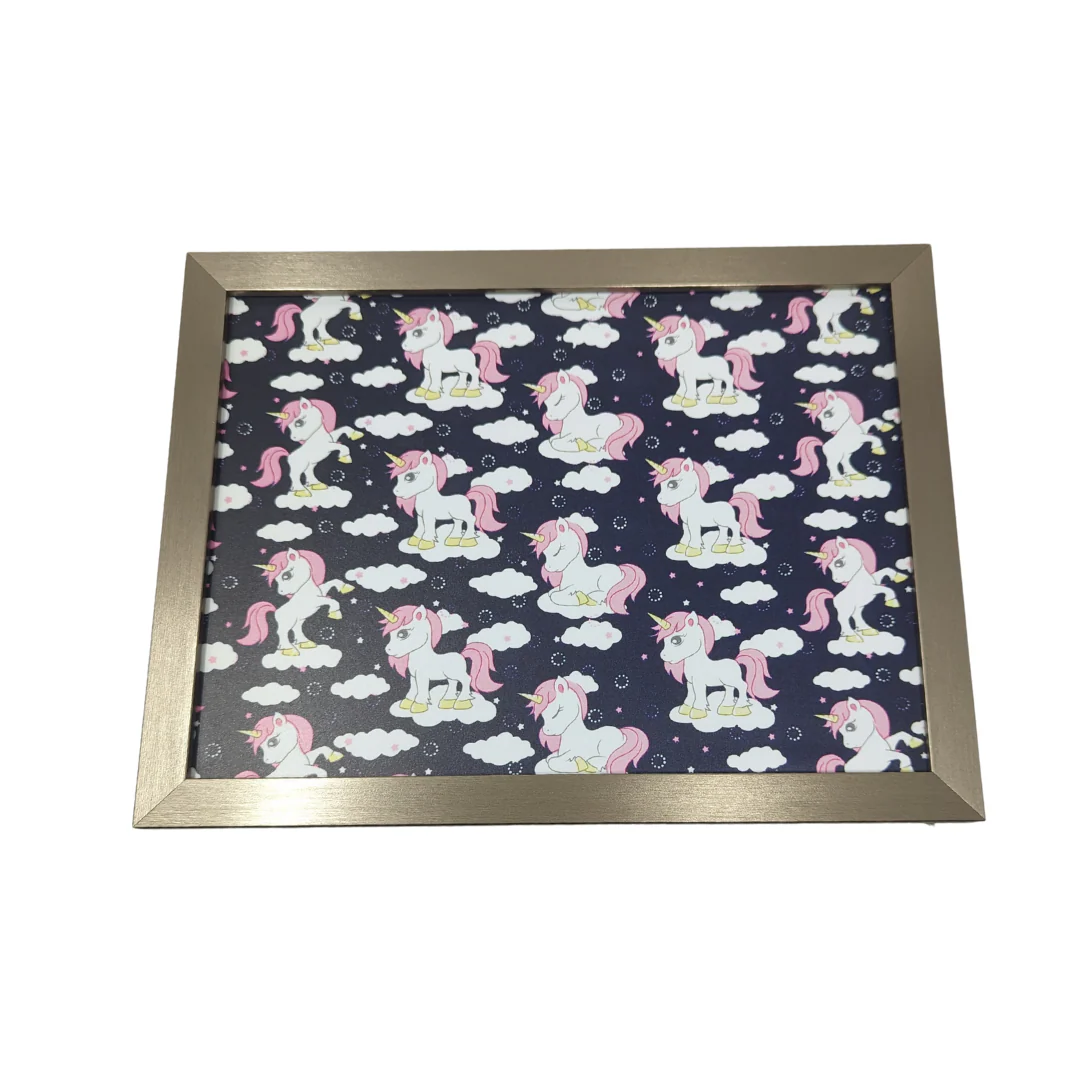 Children's Luxury Unicorns Lap Tray from Made in the Mill - Image 3