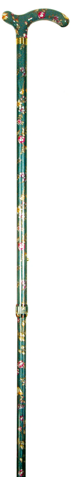 Classic Canes Slimline Chelsea Cane Green Floral - Image 2