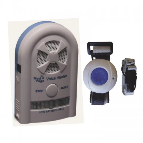 Recordable Voice Alarm Receiver with Call Pendant Button