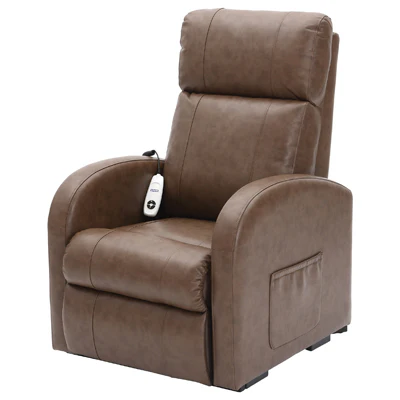 Daresbury PU Finish Single Motor Rise & Recline Chair - Image 2