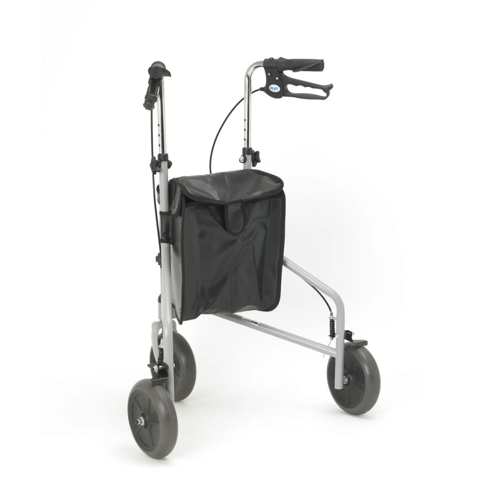 Days Steel Tri/Three Wheel Walker - Silver Grey - Image 3