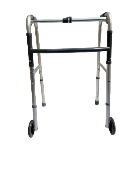 Deluxe folding walker with or without wheels - Image 3