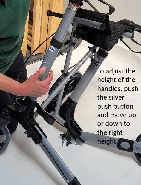 Deluxe Lightweight Rollator/Walker - Image 11