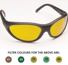 Deluxe Semi Wrap-around Anti-glare Glasses