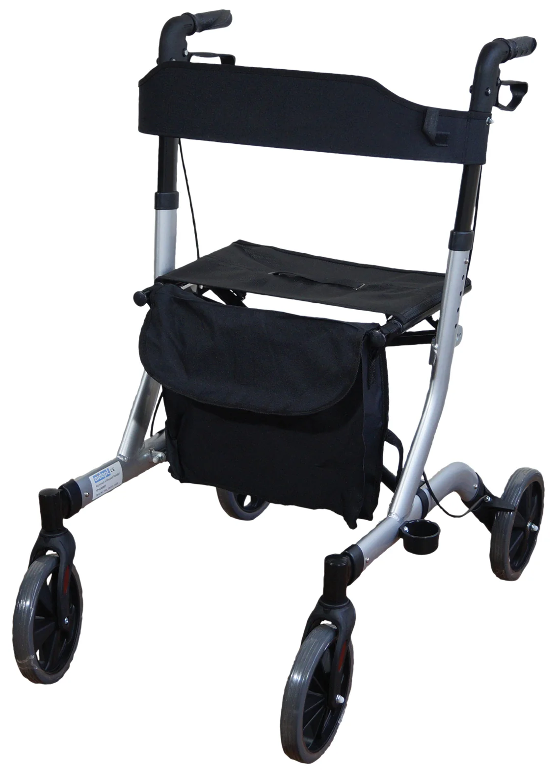 Deluxe Ultra Lightweight Folding 4 Wheeled Rollator/Walker - Image 5