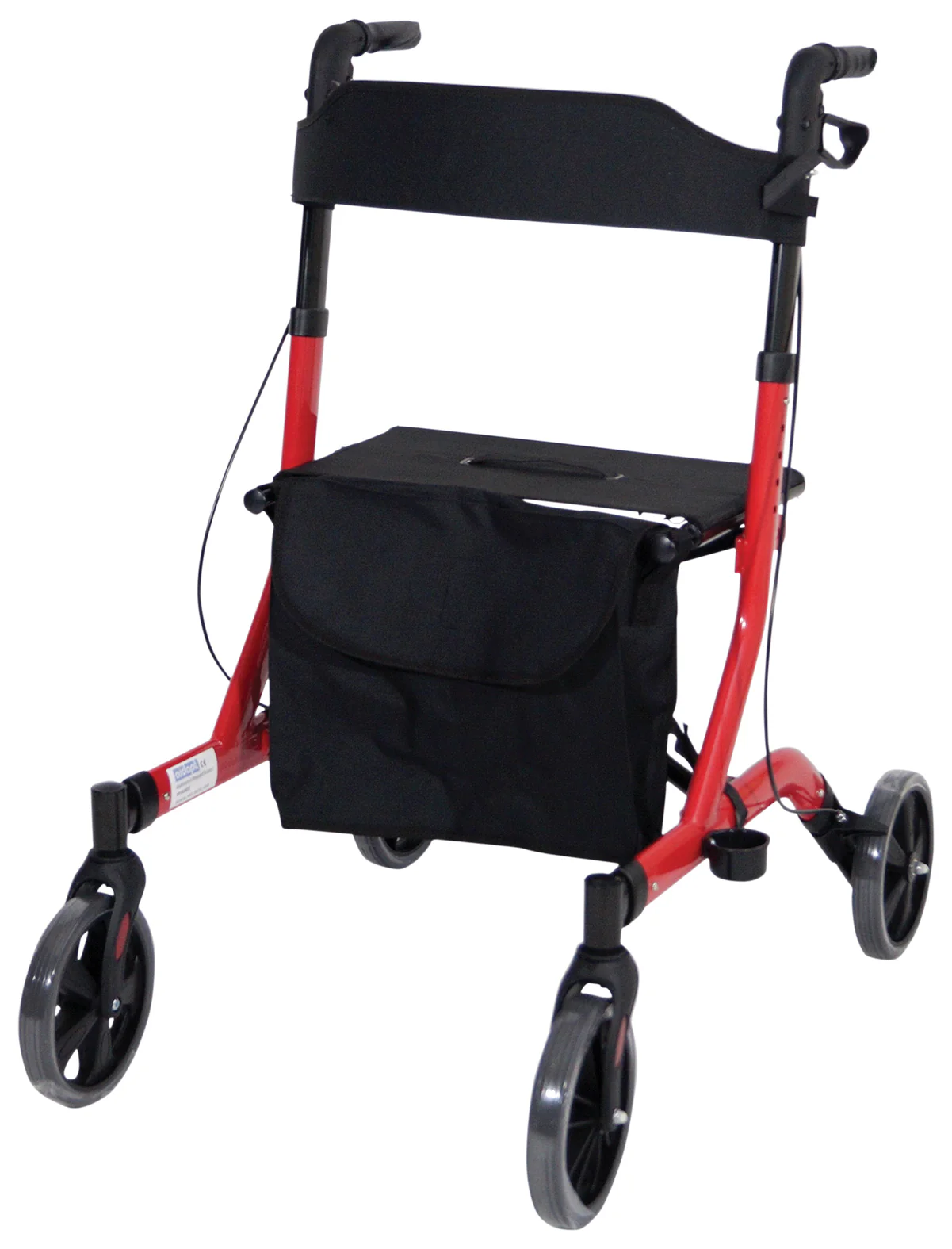 Deluxe Ultra Lightweight Folding 4 Wheeled Rollator/Walker - Image 8