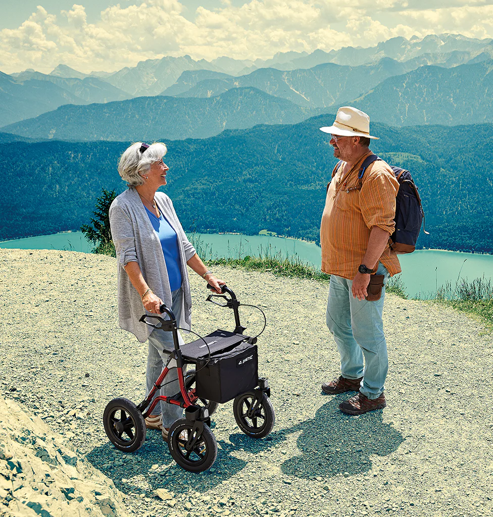 Dietz Taima XC - All Terrain Four Wheel Rollator - Image 2