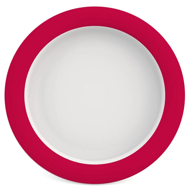 Ornamin Dinner Plate with Sloped Base - White - Image 3