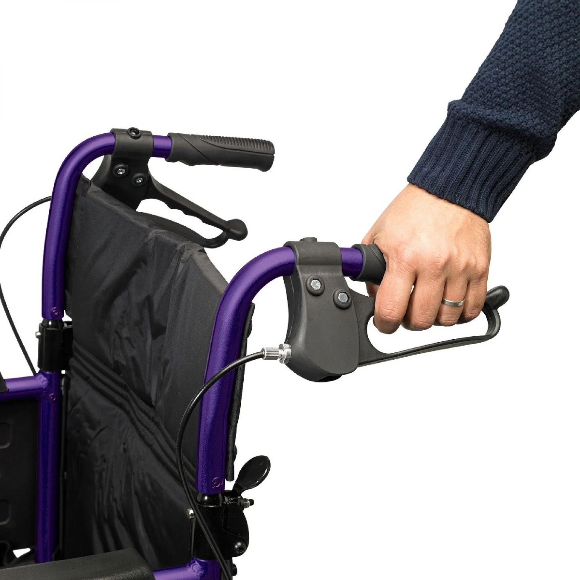 Days Escape Lite Attendant Propelled Transit Wheelchair Wide - Image 5
