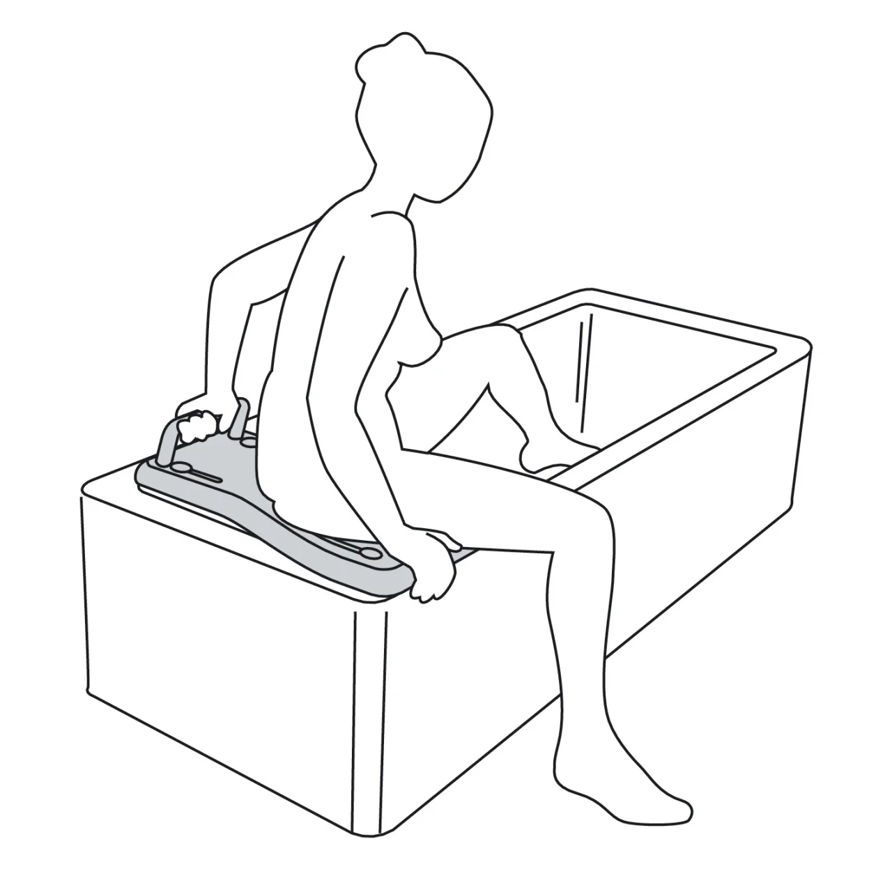 Etac Fresh Bath Board with Handle – 74 cm (29 inches) - Image 6