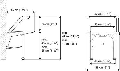 Etac Relax Shower Seat - Image 18