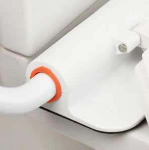 Etac Supporter Toilet Seat with Fixed Arms - Image 2