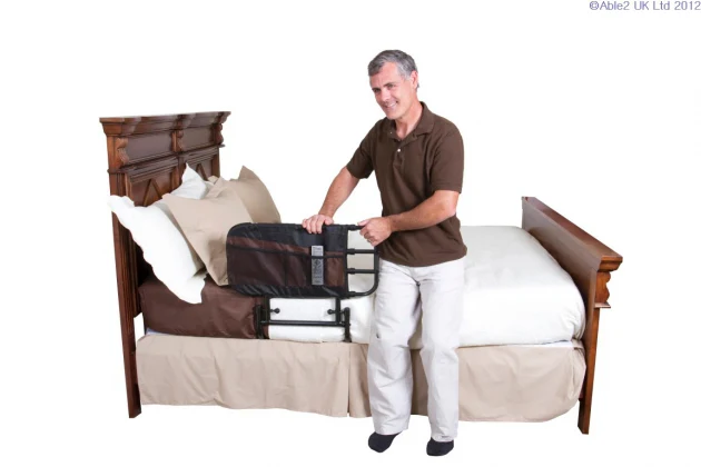 EZ Adjustable Bed Rail with Pouch from Stander - Image 2