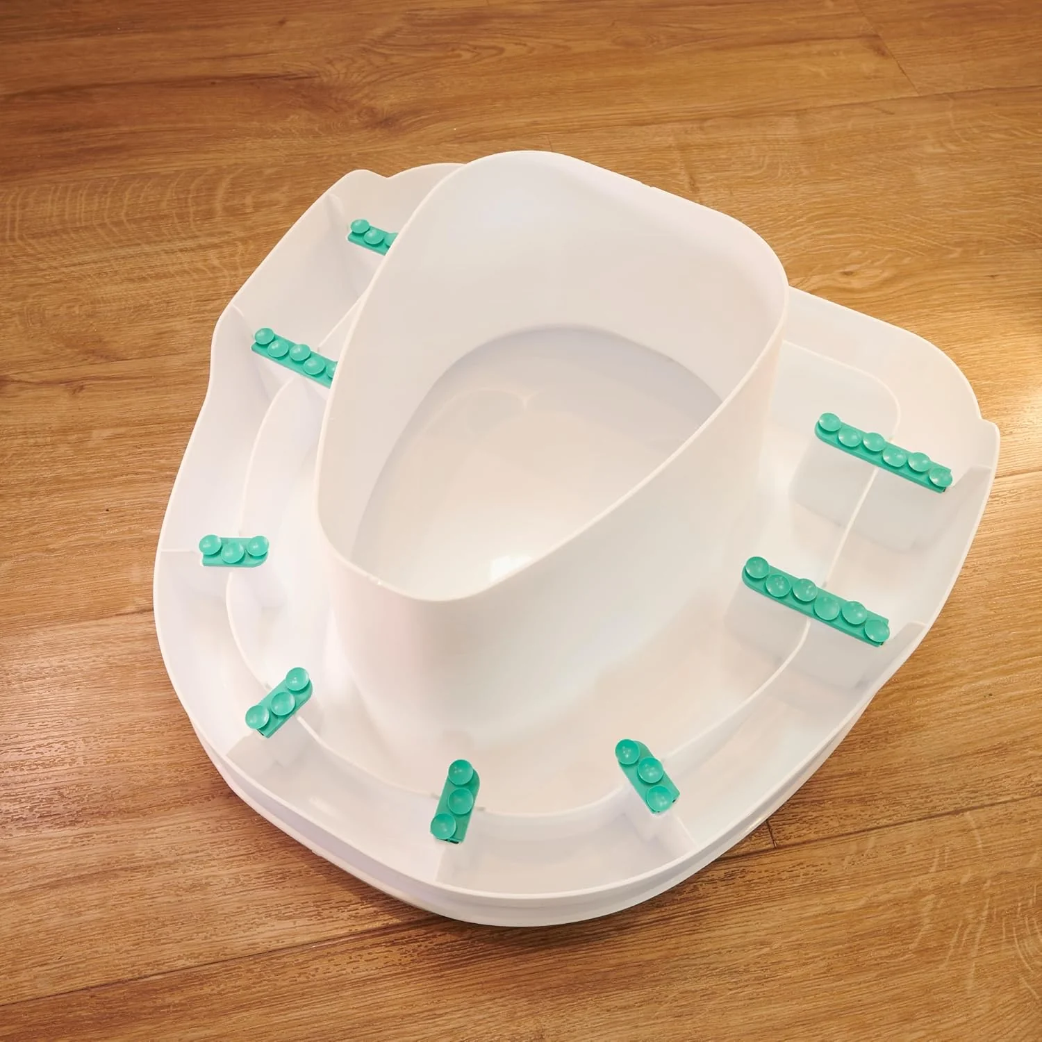 Ezy fit suction fit removable raised toilet seat - modular height 2 and 4 inches - Image 2