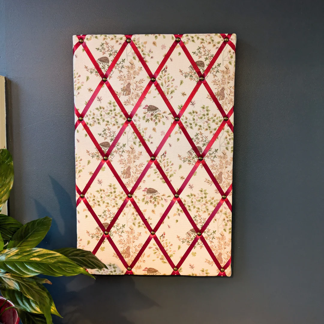 Fabric Notice Board - Hedgehog