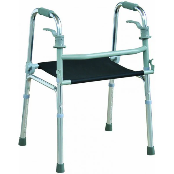 Foldable Aluminium Walker with Seat