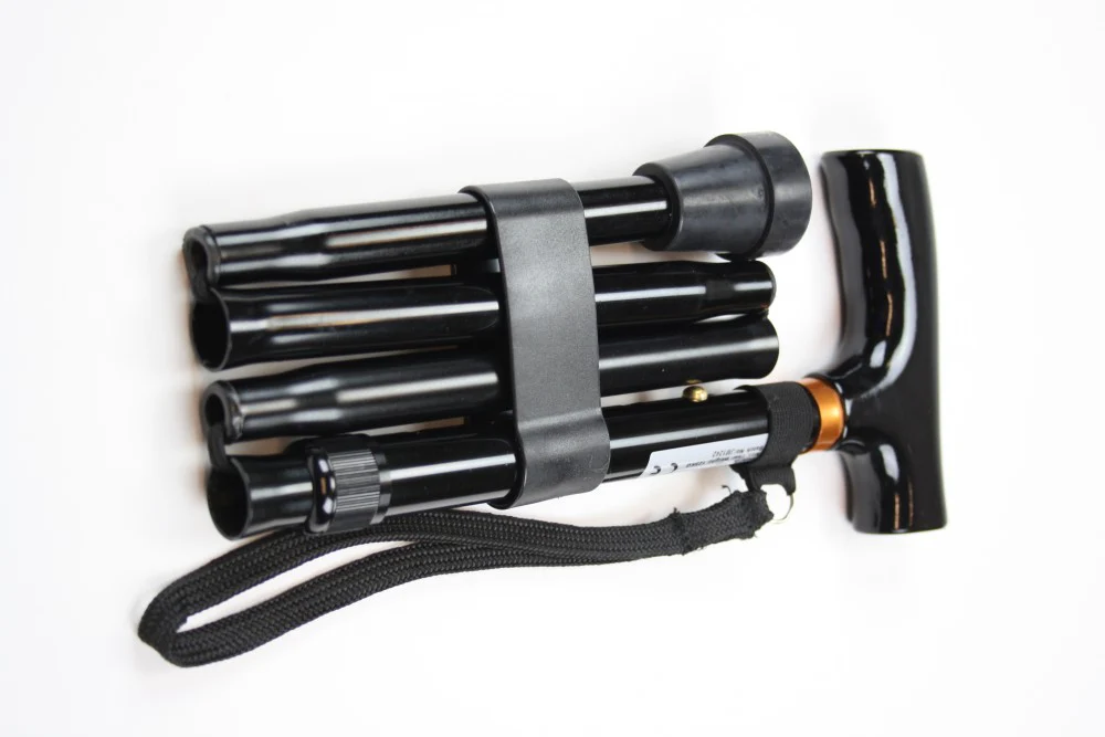 Folding Coloured Walking Stick - Image 3
