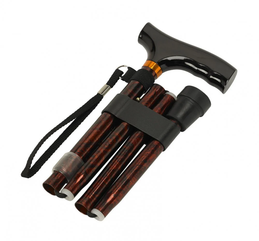 Folding Coloured Walking Stick - Image 7