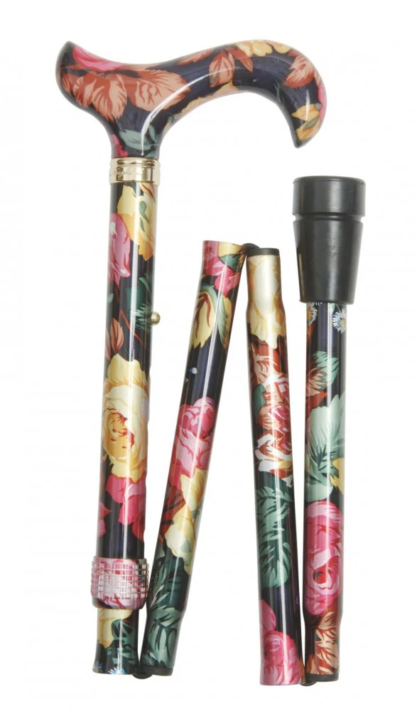 Classic Canes folding Elite adjustable height patterned walking sticks - Image 6