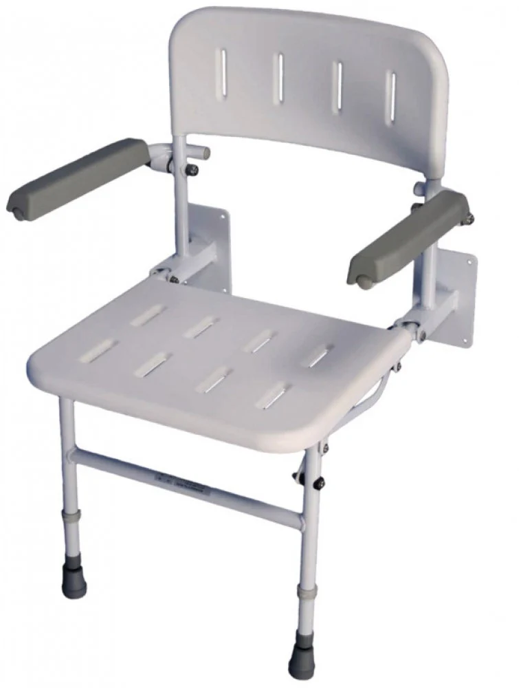 Folding Shower Seat With Legs - Image 3