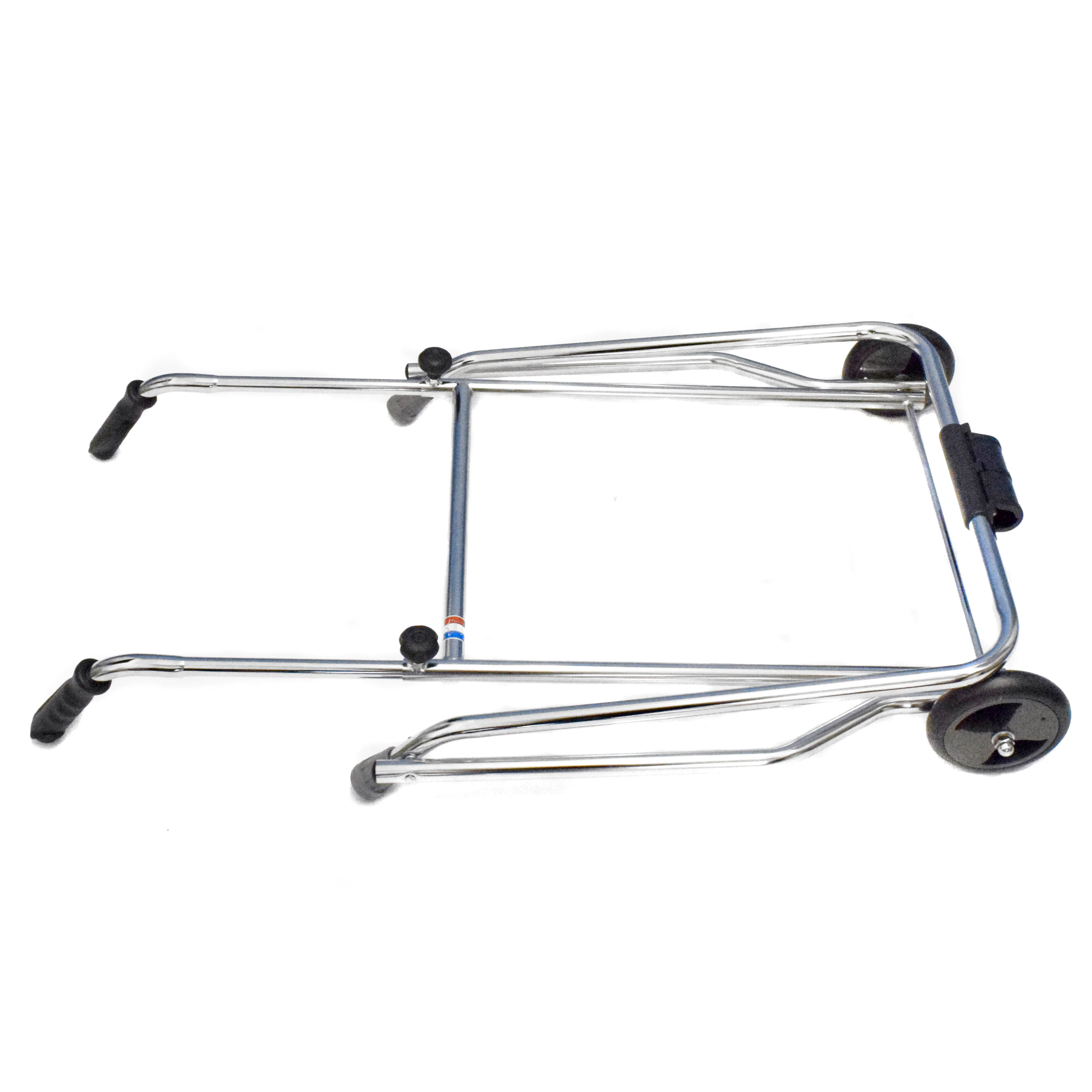 Folding Zimmer Walking Frame with Two Wheels - Image 7