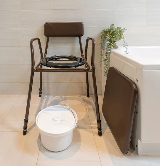 Height Adjustable Stacking Commode - Image 3