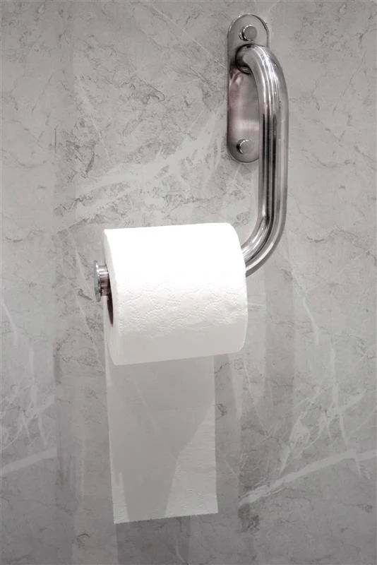 Invisible Creations - Dual function - toilet roll holder and grab rail - Image 3