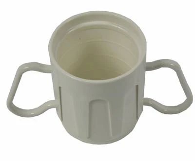 Job lot of 20 Medeci Two Handled System Cups with lids - in red and ivory - Image 3