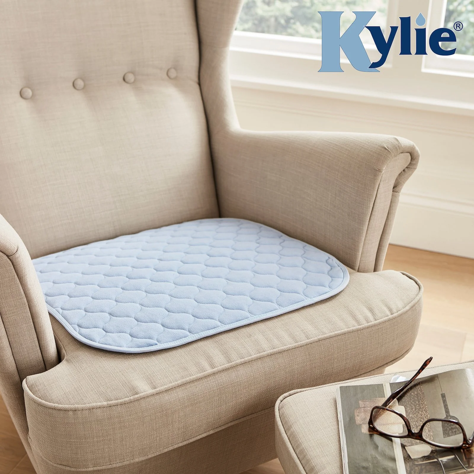 Kylie Chair Pad - Blue - Image 3
