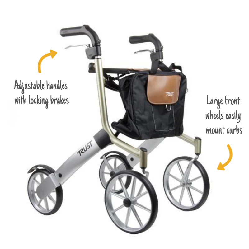 Let's Go Out Rollator/Walker from Trust Care - Image 3