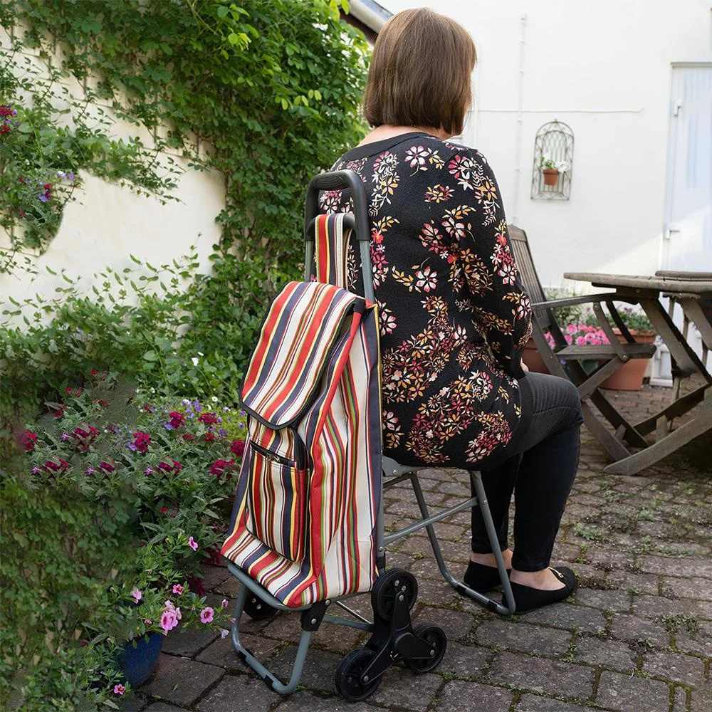 Lifemax 'Take a Seat' Shopping and Leisure Trolley Stair Climber - Image 4