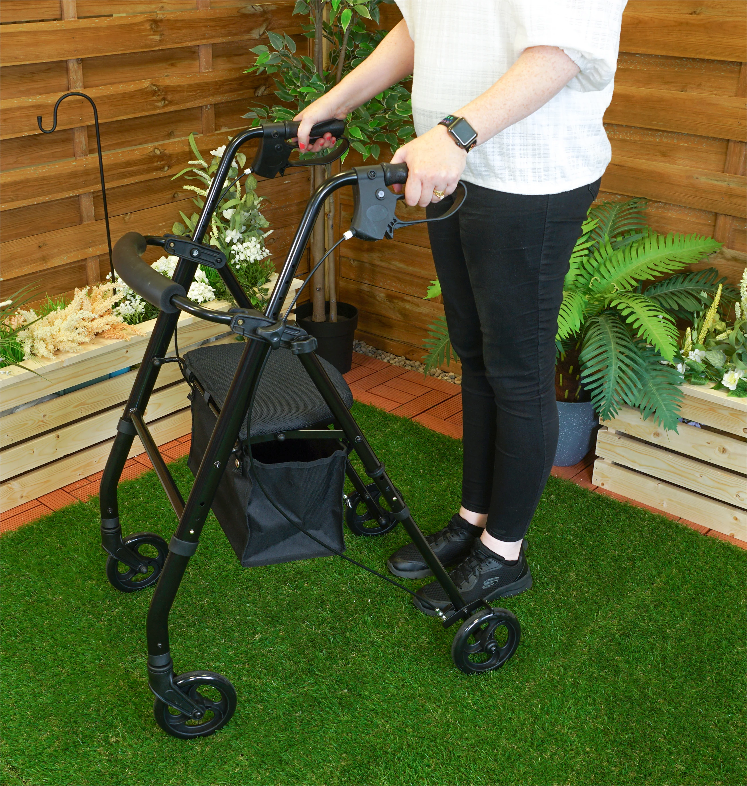 Lightweight Four Wheeled Rollator - Image 6