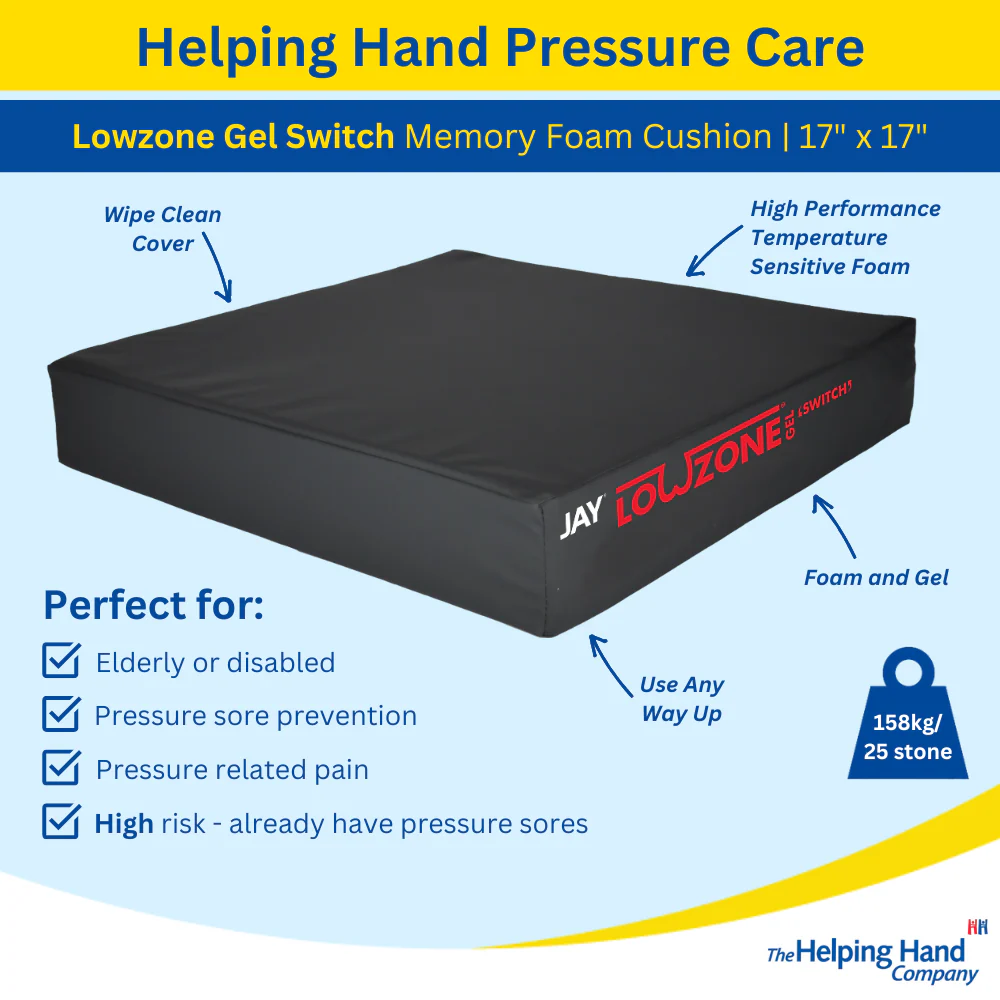 Lowzone GEL Switch Memory Foam Cushion - Image 4